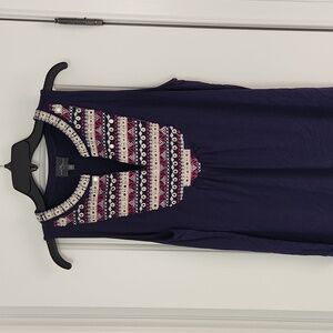 Market Spruce notch neck sleeveless top